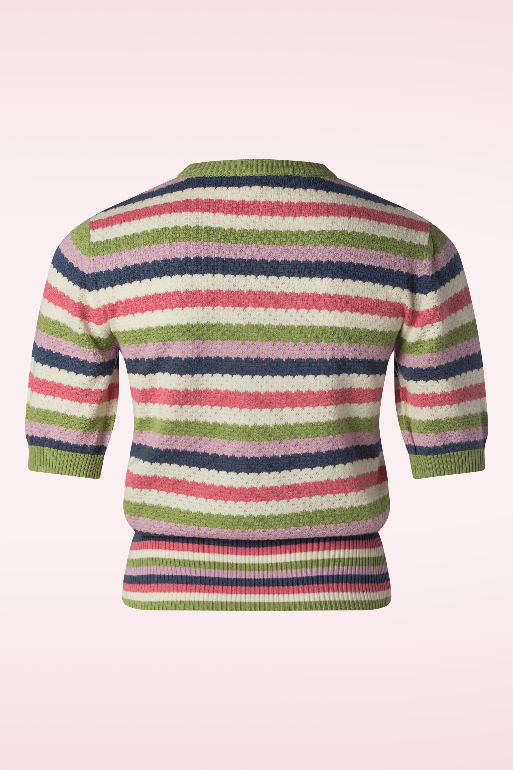 Circus - Knitted Waffle top in multi 2