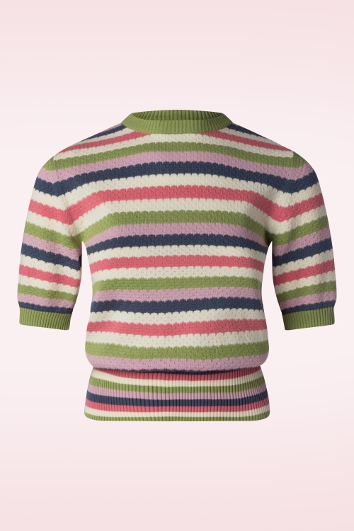 Circus - Knitted Waffle Top in Multi