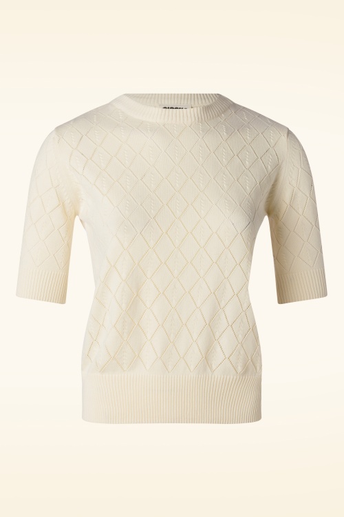 Circus - Knitted Top in Off White