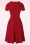 Vintage Chic for Topvintage - Catrice swing jurk in lipstick rood 2
