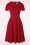 Vintage Chic for Topvintage - Catrice swing jurk in lipstick rood