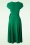 Vintage Chic for Topvintage - Layla Cross Over Dress Années 50 en Vert 4