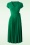 Vintage Chic for Topvintage - Layla gekruiste jurk in groen 2