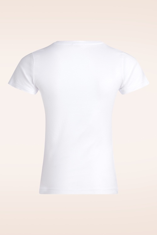 PinRock - T-shirt The Traveler en blanc 3