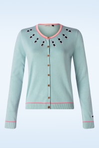 Banned Retro - Summer Shade Chic Cardigan in Mint