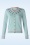 Banned Retro - Sommer Shade Chic Strickjacke in Mint