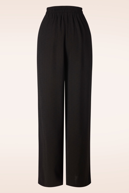 Wool and silk flared trousers, red | 