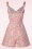Glamour Bunny - The Cindy Playsuit with Overskirt in Blush Pink 7