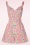 Glamour Bunny - The Cindy Playsuit with Overskirt in Blush Pink 6