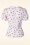 Glamour Bunny - Harriet blouse met kersenprint in wit 4