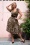 Glamour Bunny - The Marilyn swing jurk in seafoam groen