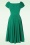 Glamour Bunny - La robe corolle Marilyn en vert écume de mer 7