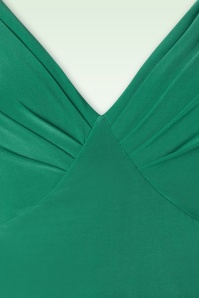 Glamour Bunny - La robe corolle Marilyn en vert écume de mer 8