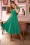 Glamour Bunny - La robe corolle Marilyn en vert écume de mer