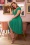 Glamour Bunny - La robe corolle Marilyn en vert écume de mer 4