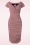 Glamour Bunny - Norma Jeane pencil jurk in roze glitter 3