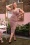 Glamour Bunny - Norma Jeane pencil jurk in roze glitter