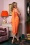 Glamour Bunny - Marigold pencil jurk in oranje 2