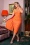 Vintage Chic for Topvintage - Gia Velvet Bodycon Pencil Skirt Années 50 en Rouge