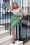 Glamour Bunny - The Roslyn Pencil Dress in Vibrant Sage Green