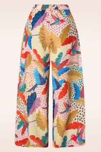 Traffic People - Rio Tropical Flare Trousers in Multi 3