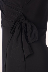 Vintage Chic for Topvintage - Katy maxi jurk in zwart 4