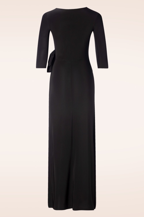 Vintage Chic for Topvintage - Katy Maxi Dress in Black  2