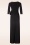 Vintage Chic for Topvintage - Robe longue Katy en noir  2
