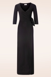 Vintage Chic for Topvintage - Katy Maxi Dress in Black 