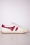 Gola - Stratus Tennis Sneakers in Off White and Raspberry