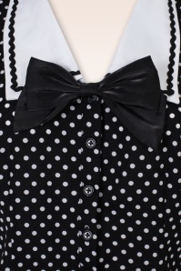 Bunny - Naomi blouse in zwart en wit 4