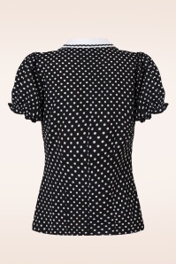 Bunny - Naomi Blouse in Black and White 5