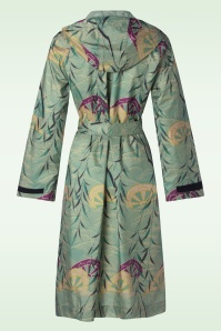 King Louie - Lizzy Raincoat in Dusty Turquoise 3