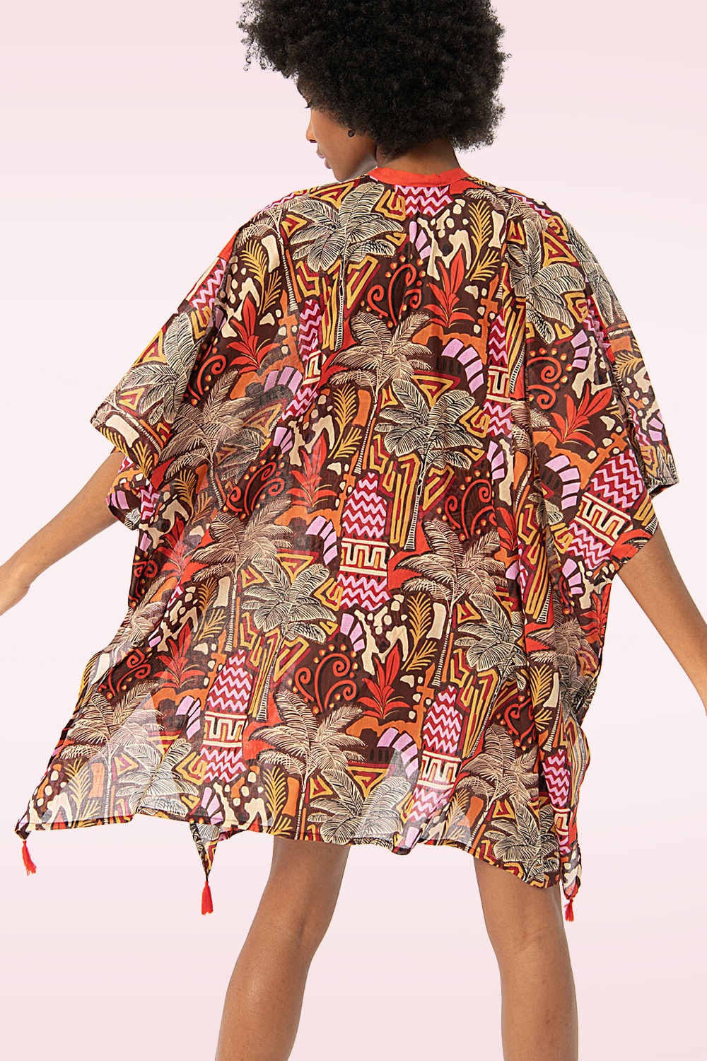 Surkana - Palma kimono in multi  4