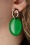 Day&Eve by Go Dutch Label - Boucles d'oreilles pendantes ovales en vert