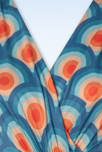 Vintage Chic for Topvintage - Laurie Maxi Dress in Circle Geo Print 4