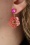 Day&Eve by Go Dutch Label - Boucles d'oreilles pendantes Bloom en corail et rose