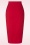 Glamour Bunny Business Babe - Jupe crayon Dianne en rouge 4
