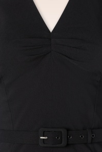 Glamour Bunny Business Babe - Meghan pencil jurk in zwart 4