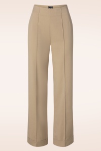 Glamour Bunny Business Babe - Diadora Trousers in beige 5