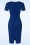 Glamour Bunny Business Babe - Helena pencil jurk in koningsblauw 4