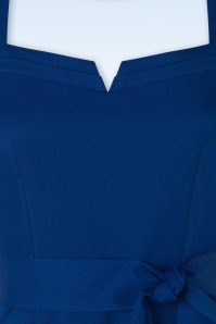 Glamour Bunny Business Babe - Helena pencil jurk in koningsblauw 3