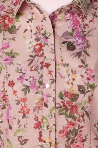 Very Cherry - Jane Plumeti Blumen Bluse in Rosa 4