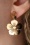 Vixen - Pearly Flower Clasp tailleriem in bruin