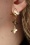 Day&Eve by Go Dutch Label - Boucles d'oreilles pendantes à papillons en plaqué or
