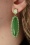 Day&Eve by Go Dutch Label - Boucles d'oreilles pendantes à pierre ovale en menthe et vert