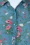 Very Cherry - Classic Fieldbouquet Bluse in Blau 3