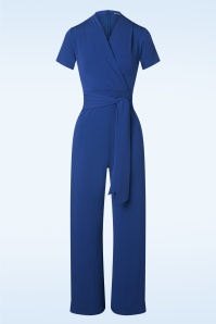 Very Cherry - Emmylou Jumpsuit in Royal Blue