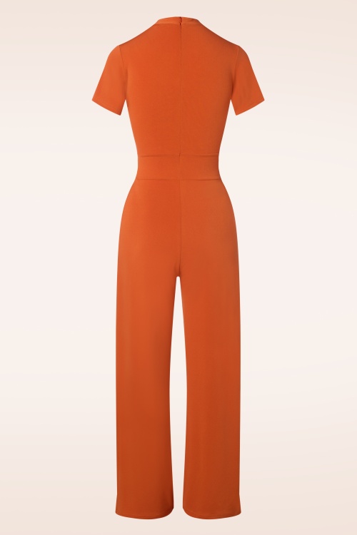 Very Cherry - Emmylou jumpsuit in oranje 2