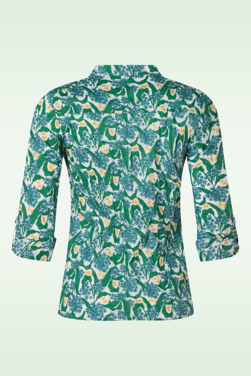 Seasalt - Larissa Woodland Garlic Chalk blouse in wit 2